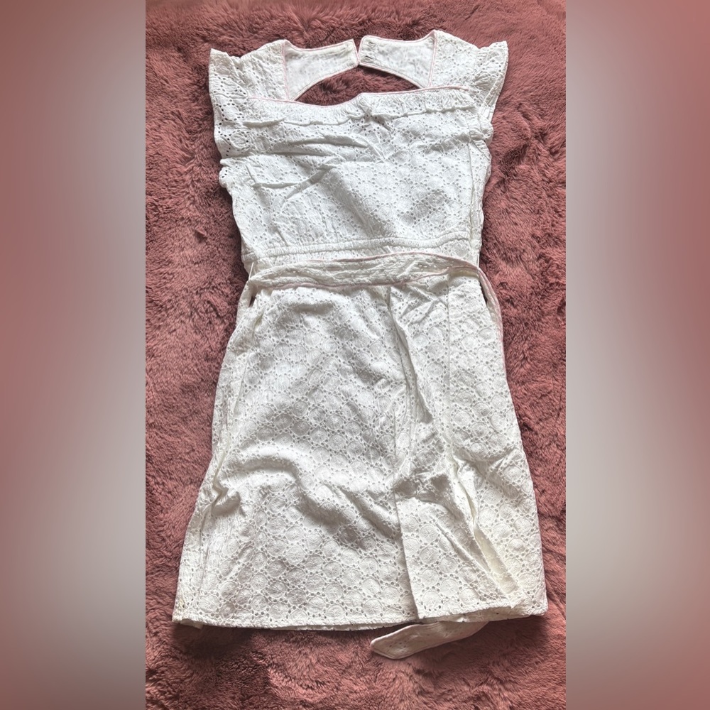 Crown & Ivy White Eyelet Dress